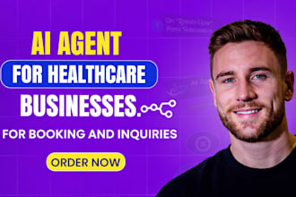 develop ai agent for healthcare clinics to manage bookings and queries