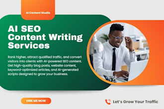 be your SEO content writer for blogs, articles and website content
