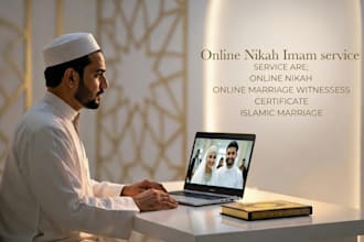 perform online islamic nikah with official documentation and shariah compliance