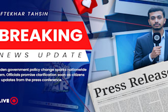 write and submit press release distribution in 24hrs