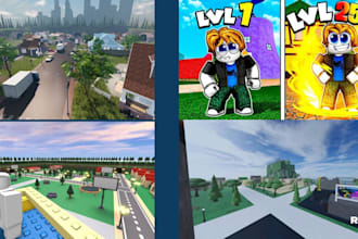 build a pro roblox map, roblox gfx, roblox gui, environment, roblox 3d model