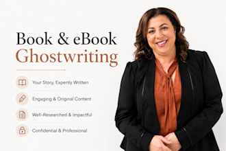 be your ebook writer, book writer, ebook ghostwriter