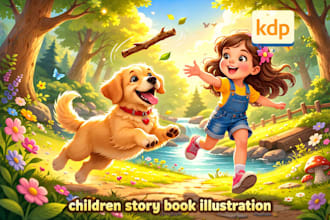 illustrate children story book illustration and children story book covers