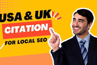 do USA local citation and UK local citation for local SEO