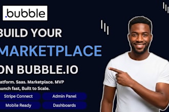 build a bubbleio marketplace saas mvp platform bubble mobile app bubble webapp