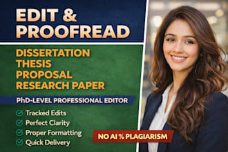 expert editing and proofreading for theses, dissertations, research papers