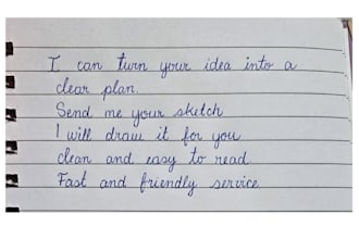 write neat handwritten letters and notes