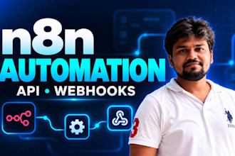 build n8n automation with apis and webhooks