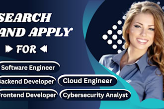 handle job search and apply to positions professionally for remote and onsite