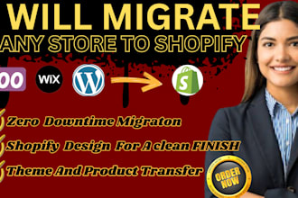 migrate wordpress to shopify woocommerce to shopify wix to shopify migration seo