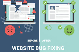 fix website bugs, errors, and issues in 24 hours