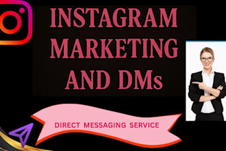 send instagram message or dms to promte your buisness