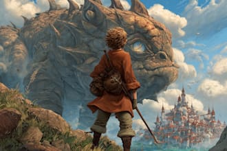 draw a awesome fantasy illustration