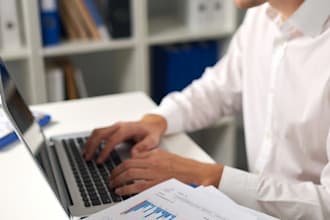 do financial ratio analysis and report writing