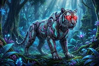 create stunning ai digital art using midjourney and gemini