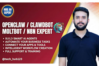 setup or built openclaw, clawdbot, moltbot or n8n ai agent