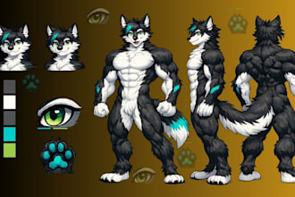 furry reference sheet anthro ref sheet anime ref sheet furry oc pfp
