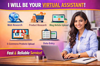 do data entry VA for ecommerce