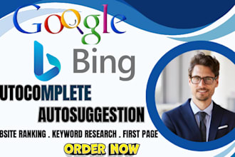 do bing keyword removal, google autocomplete, autosuggestion, website ranking fp