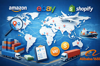 conduct global trade market research product sourcing and ecommerce consultancy