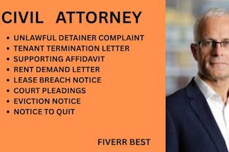 handle eviction proceedings, rent defaults, unlawful detainer and lease breaches