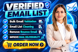 do bulk email validation, verification,email list cleaning service