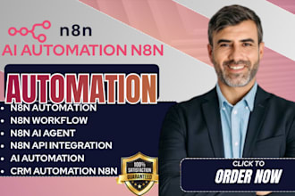 n8n automation n8n workflow ai automation or n8n ai agent custom workflow n8n