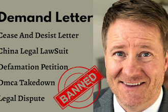 civil litigation,pro se litigation,cease and desist,legal dispute,china lawsuit