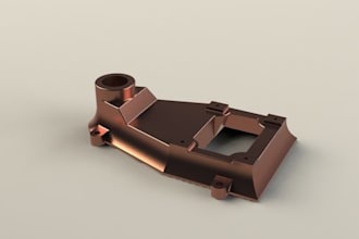 draft you a simple drawings in cad software