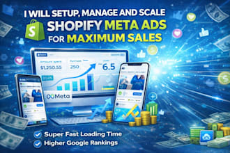setup, manage and scale shopify meta ads for maximum sales
