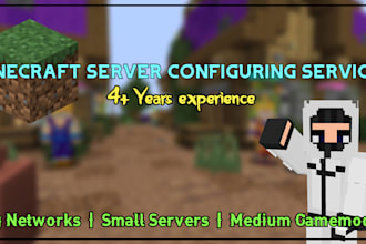 create a minecraft server setup the way you want it