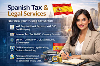 solve your spanish tax or legal problems professionally within 48 hrs
