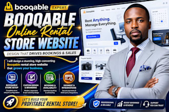 build booqable online rental store website,do booqable rental website design