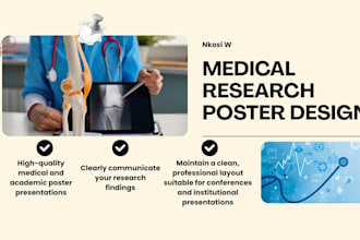 design professional medical research poster