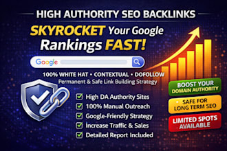 build high authority contextual dofollow backlinks with white hat SEO