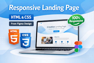 code your figma design into a responsive HTML CSS website