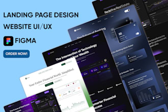 do website landing page design in figma