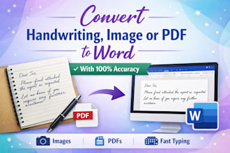 do data entry handwriting to word scripted logo handwriting cursive pdf to word