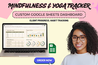 create google sheet, mindfulness tracker, spreadsheet for yoga instructors sheet