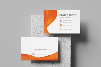 design a corporate business card or id card