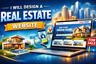design a real estate website and be your SMM manager for real estate and realtor