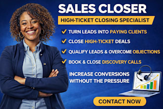 sales development representative salesperson close high ticket sales deals