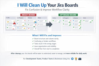 clean up jira boards to fix confusion tasks and workflow issues