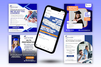 do social media advertising, facebook ads post, instagram post, carousel design