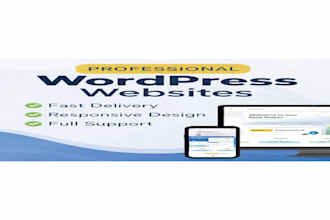 build modern responsive business website or landing page
