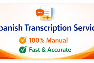 manually transcribe spanish audio or video acurately