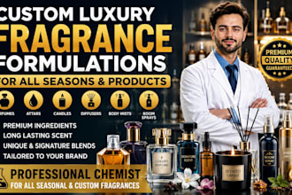 develop custom luxury fragrance formulations for all seasons and products