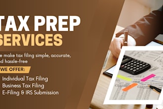 prepare US tax returns for individuals and businesses