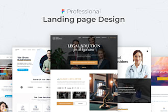 design a high converting, responsive landing page for your startup