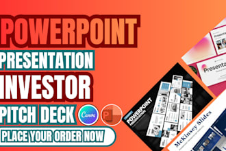 design redesign investor pitch deck startup deck powerpoint presentation PPT